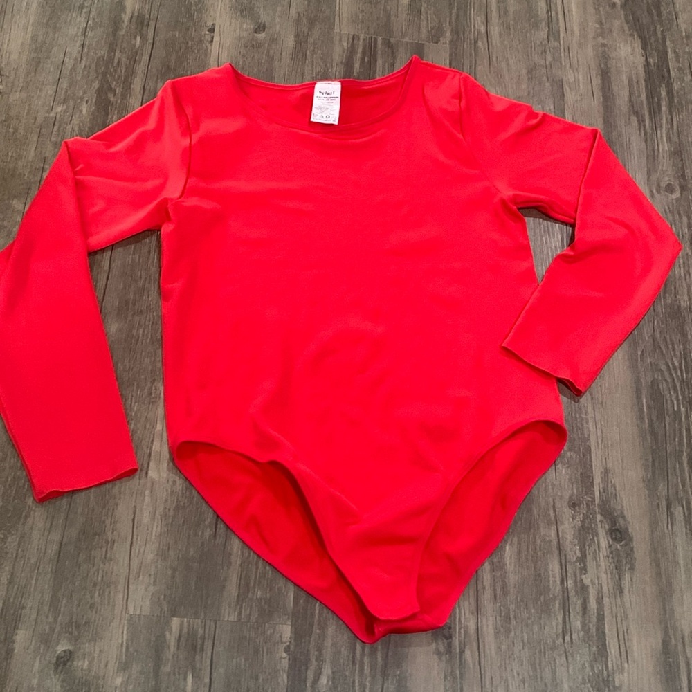 Red bodysuit